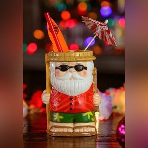 Limited Edition Christmas Surfin Sippin Santa Mug